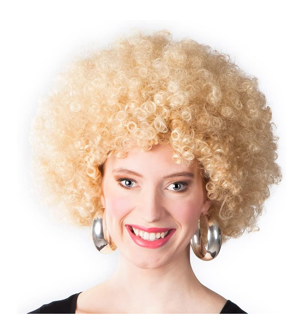 Afro blond paruka unisex