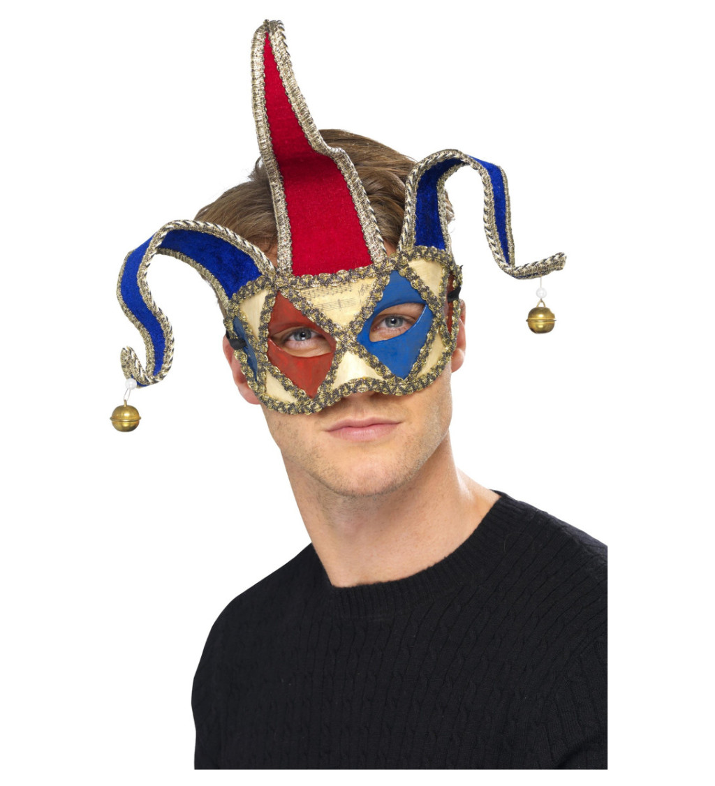 Karnevalová maska - Šašek