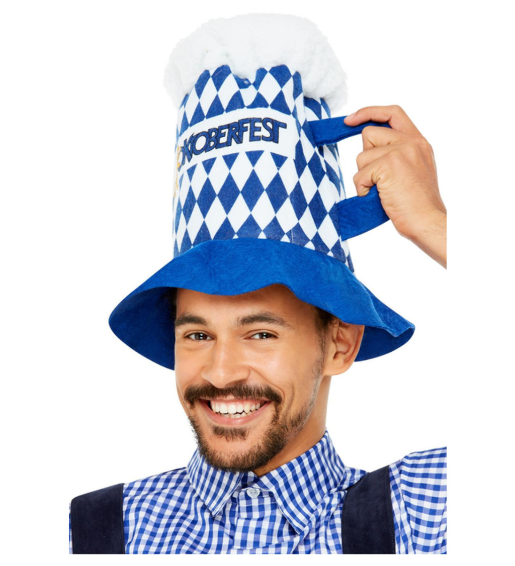Modrá čepice Oktoberfest