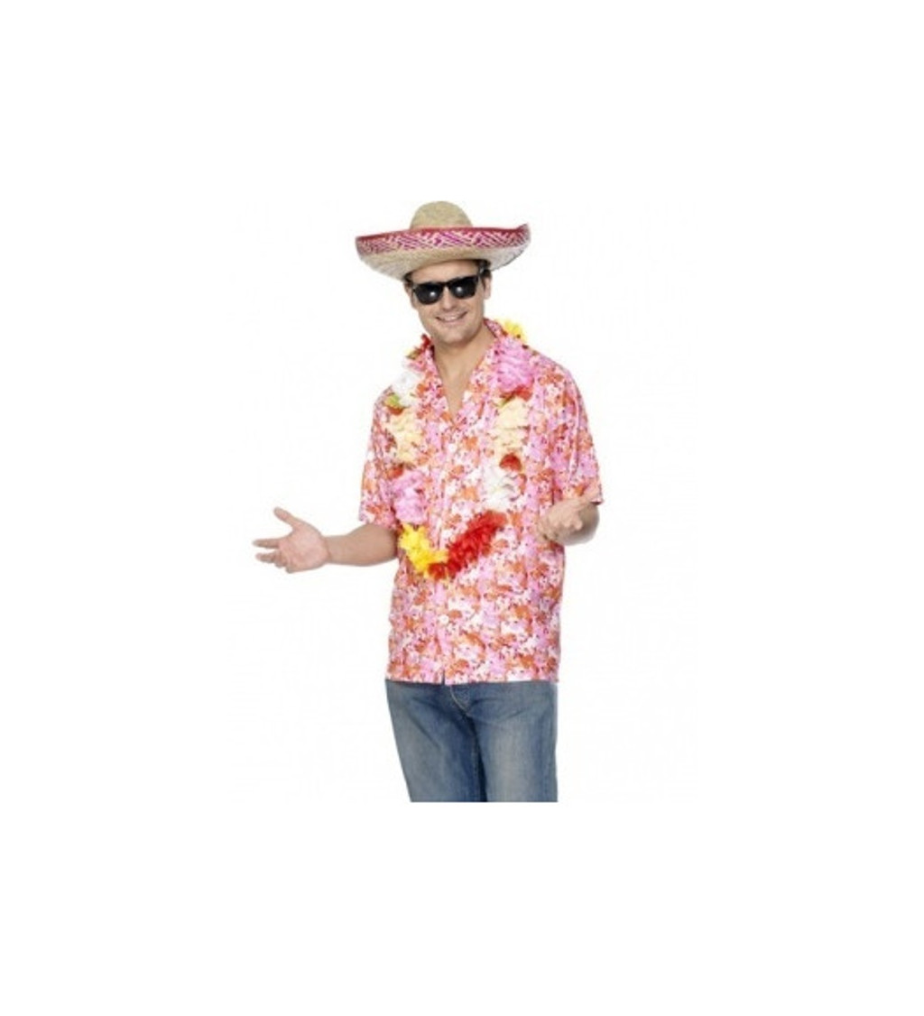 Havajská košile - růžová