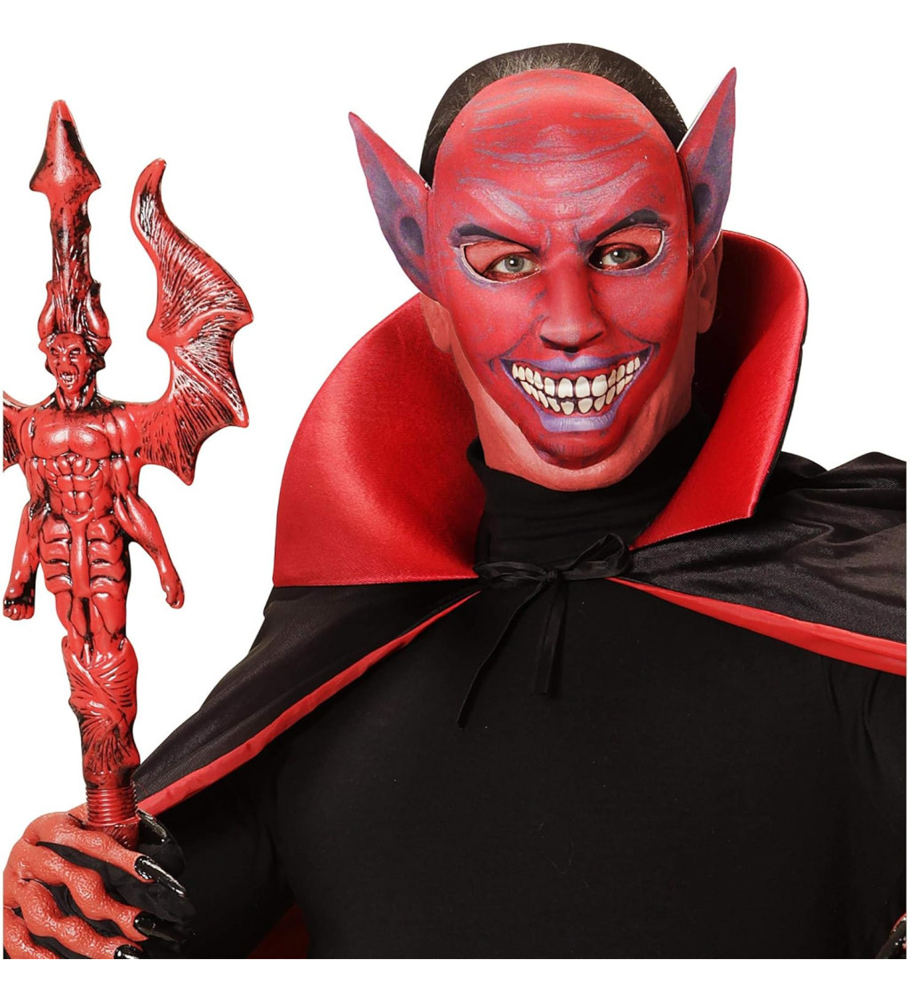 Maska usmívající čert