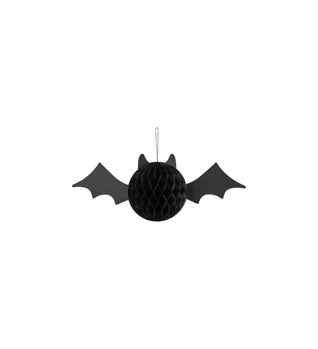 Dekorační závěsná koule - netopýr