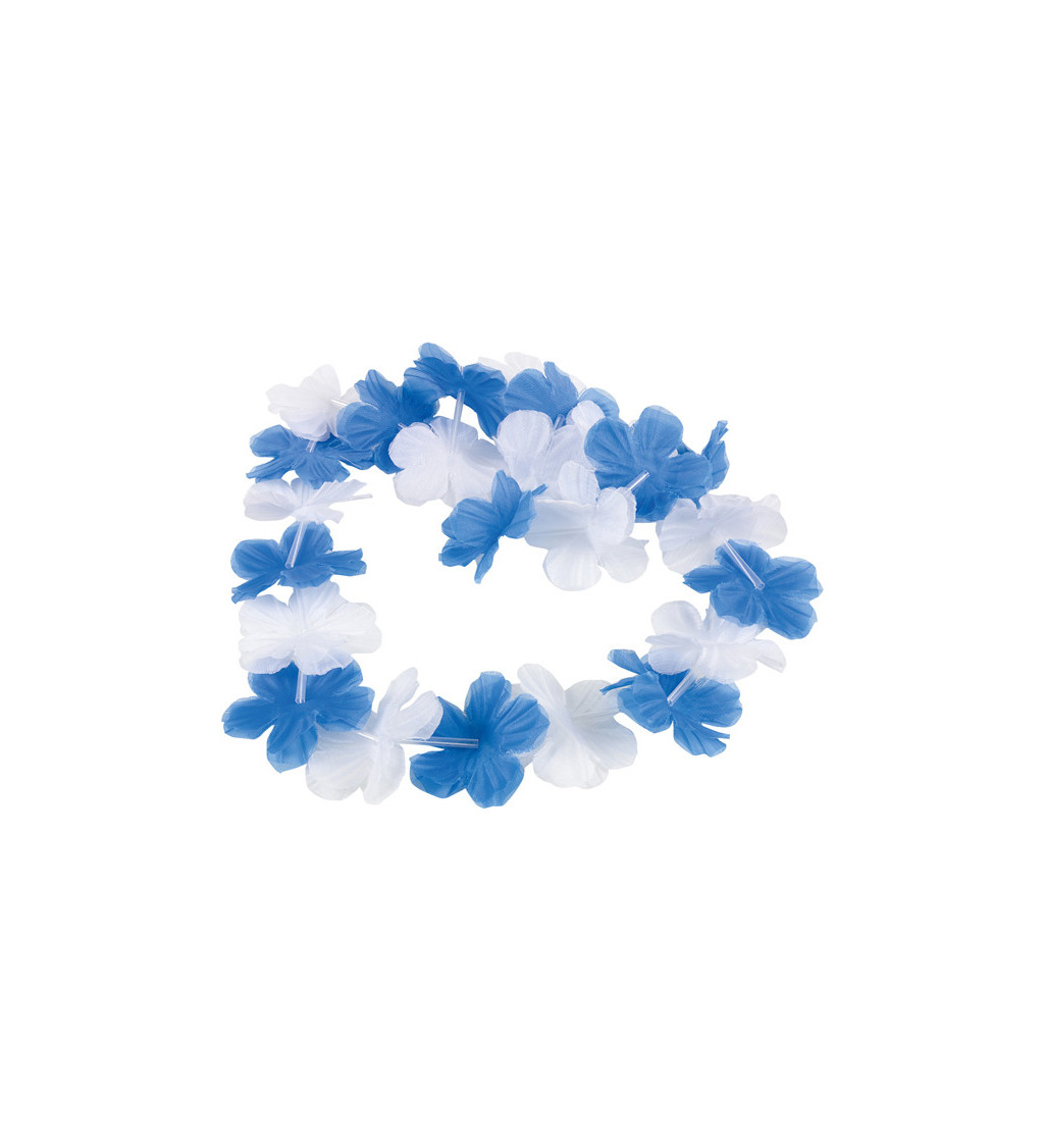 Modrobílé květy