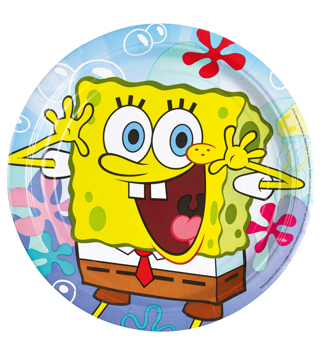 Talíře Spongebob