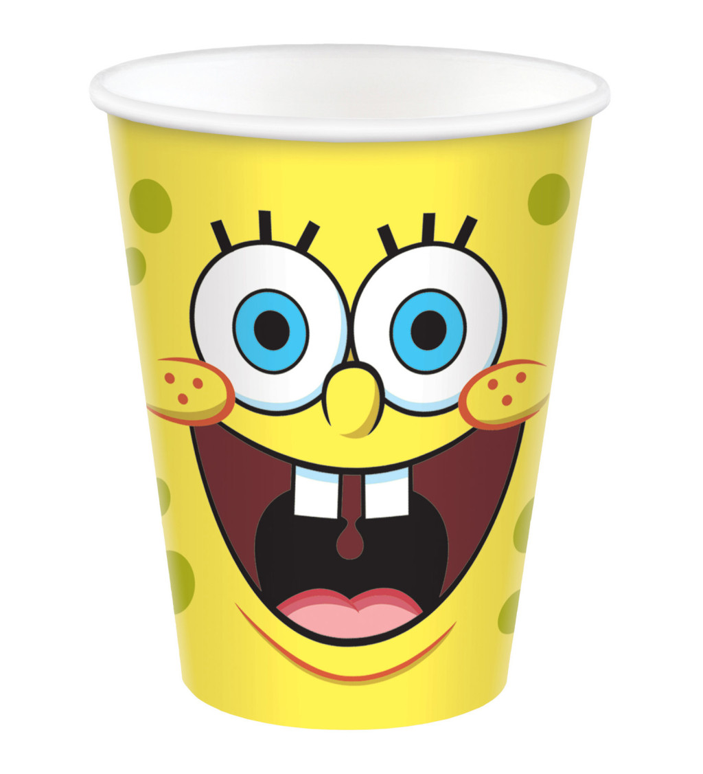 Kelímek spongebob - papírový