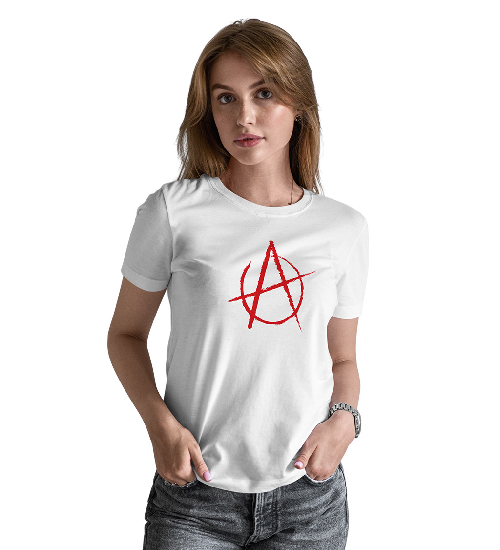 Dámské triko bílé - Anarchy