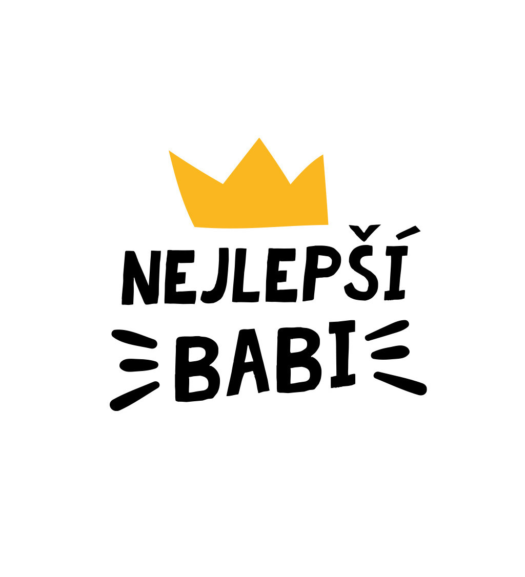 Nažehlovací nápis Nejlepší babi