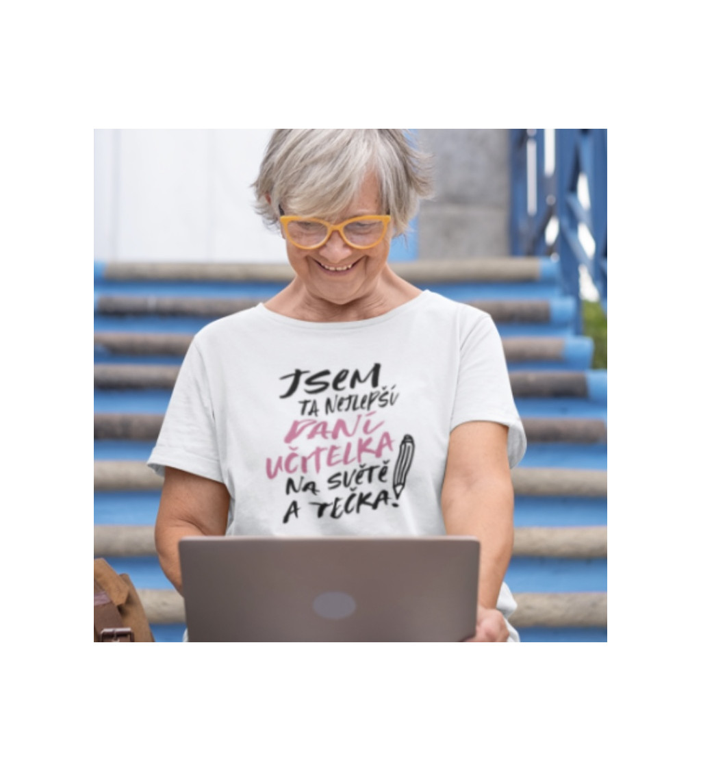 Nažehlovací nápis Jsem ta nejlepší paní učitelka na světě