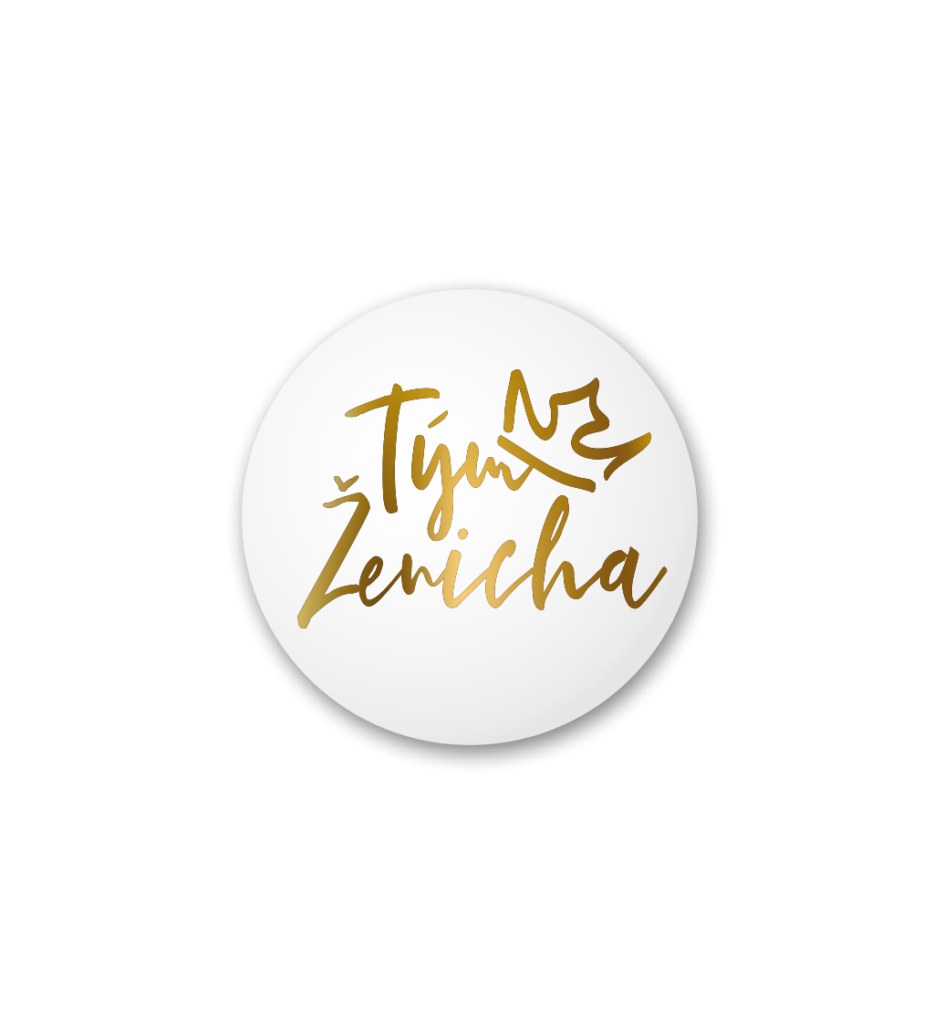 Placka Tým ženicha koruna