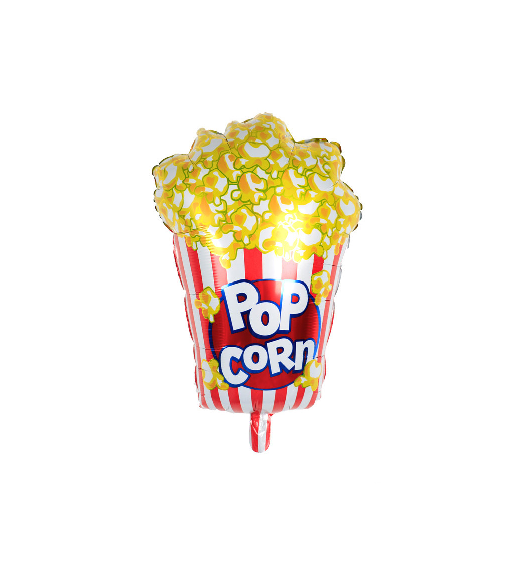 Fóliový balónek - Popcorn, 58*44cm