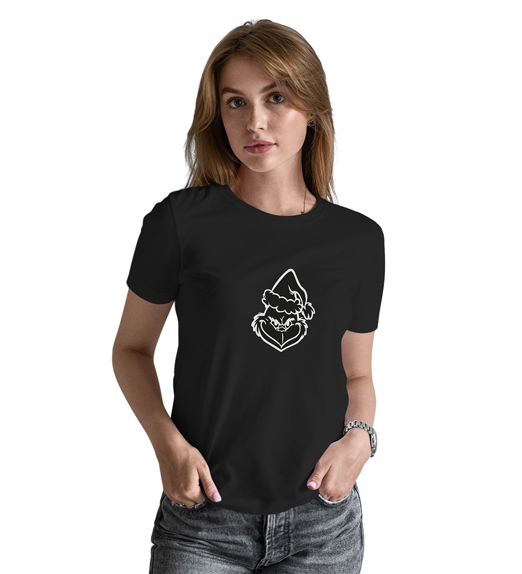 Dámské tričko černé Grinch XS