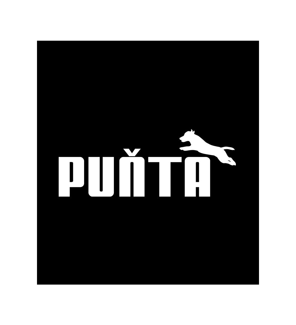 Pánské tričko černé Puňťa S