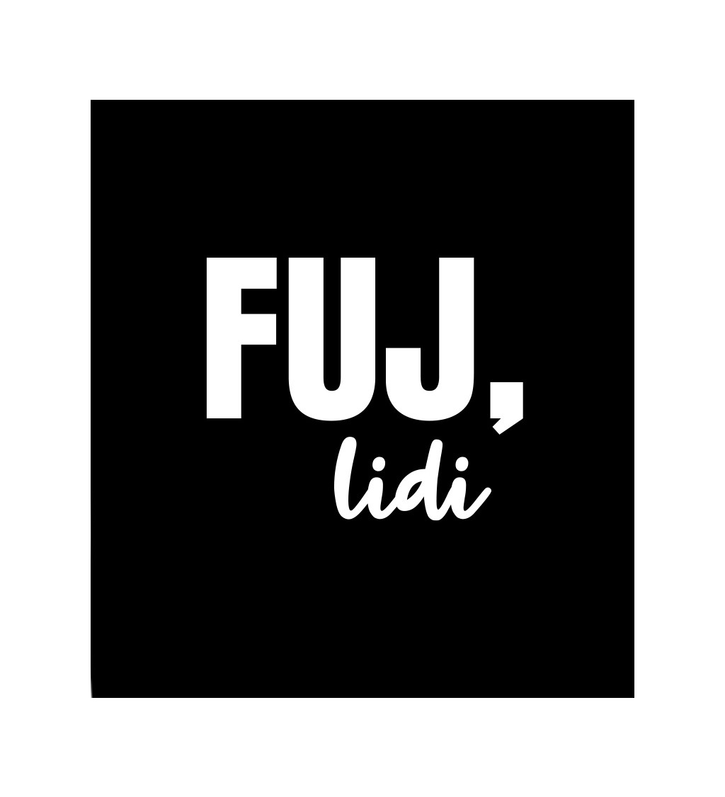 Dámské tričko černé Fuj,lidiXS