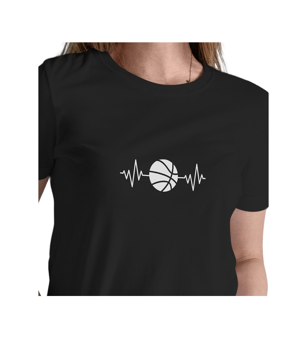 Dámské tričko černé Tep basketbal XS