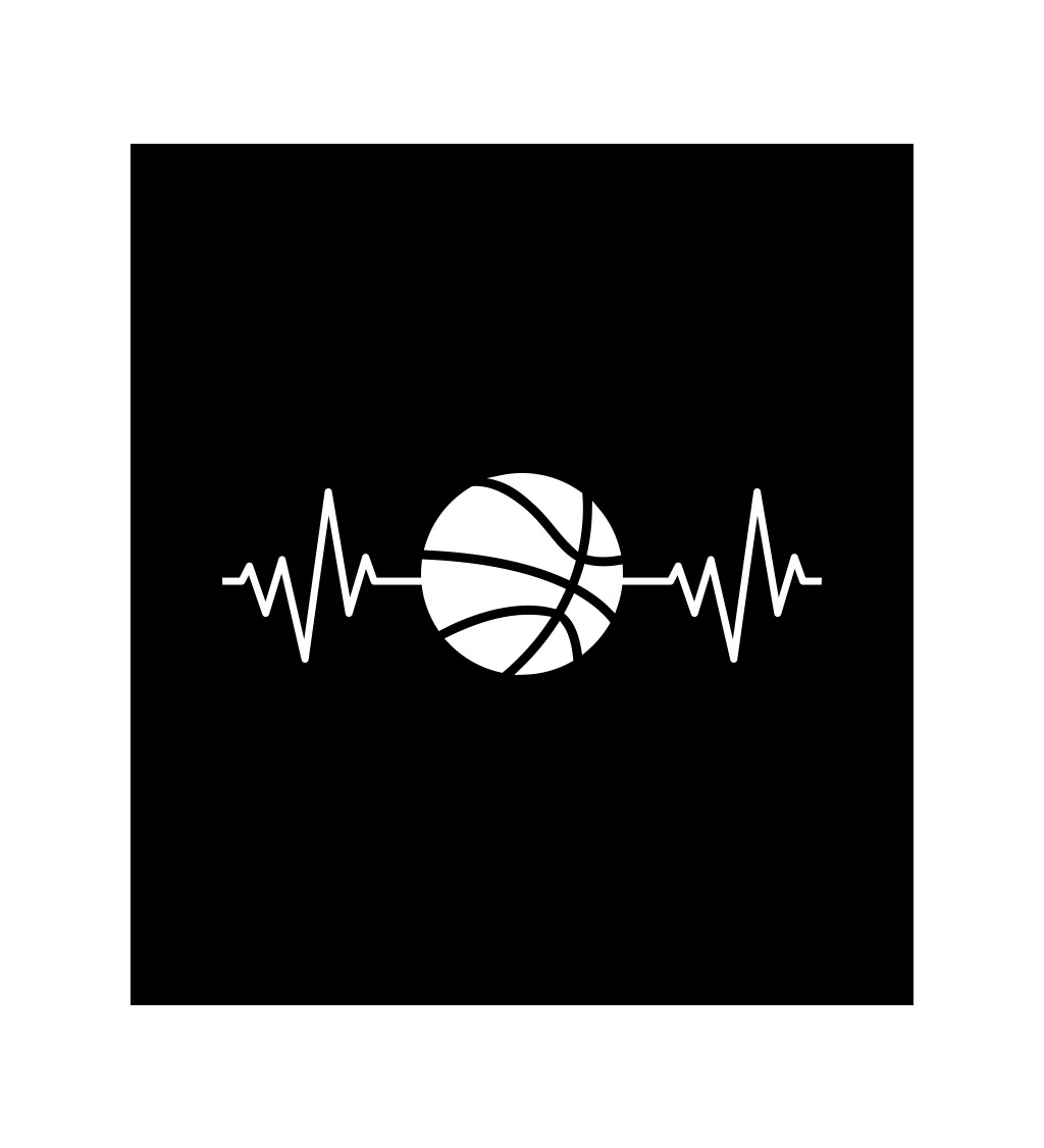 Pánské tričko černé Tep basketbal S