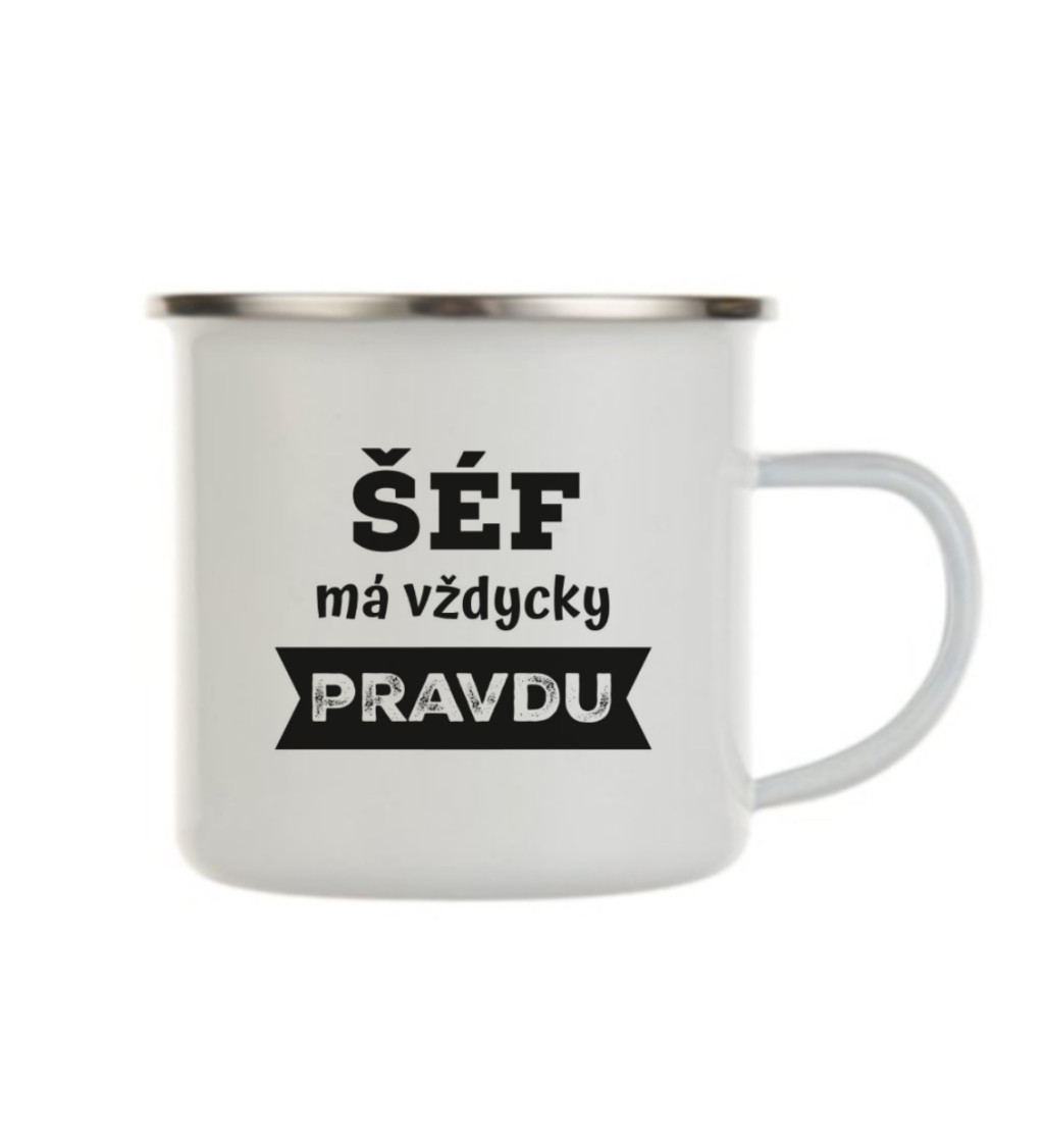 Plecháček bílý Šéf má vždycky pravdu