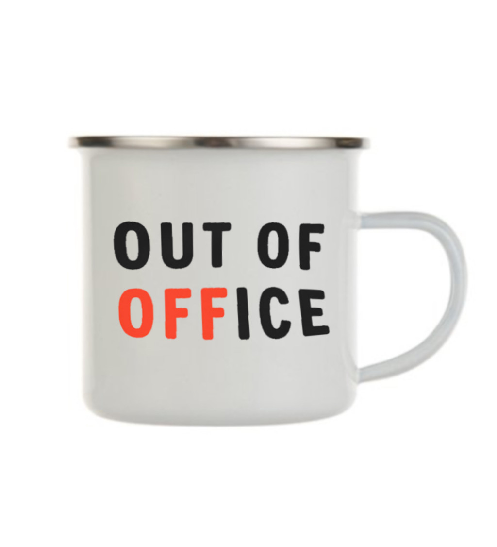 Plecháček bílý Out of office