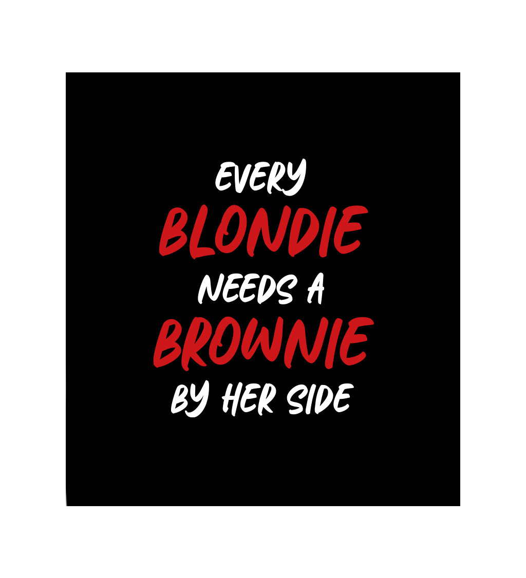 Dámské tričko černé Every blondie XS