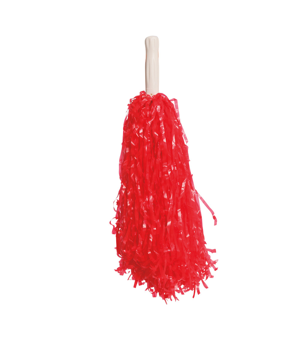 Pompomy pro roztleskávačku - červené, 80 g