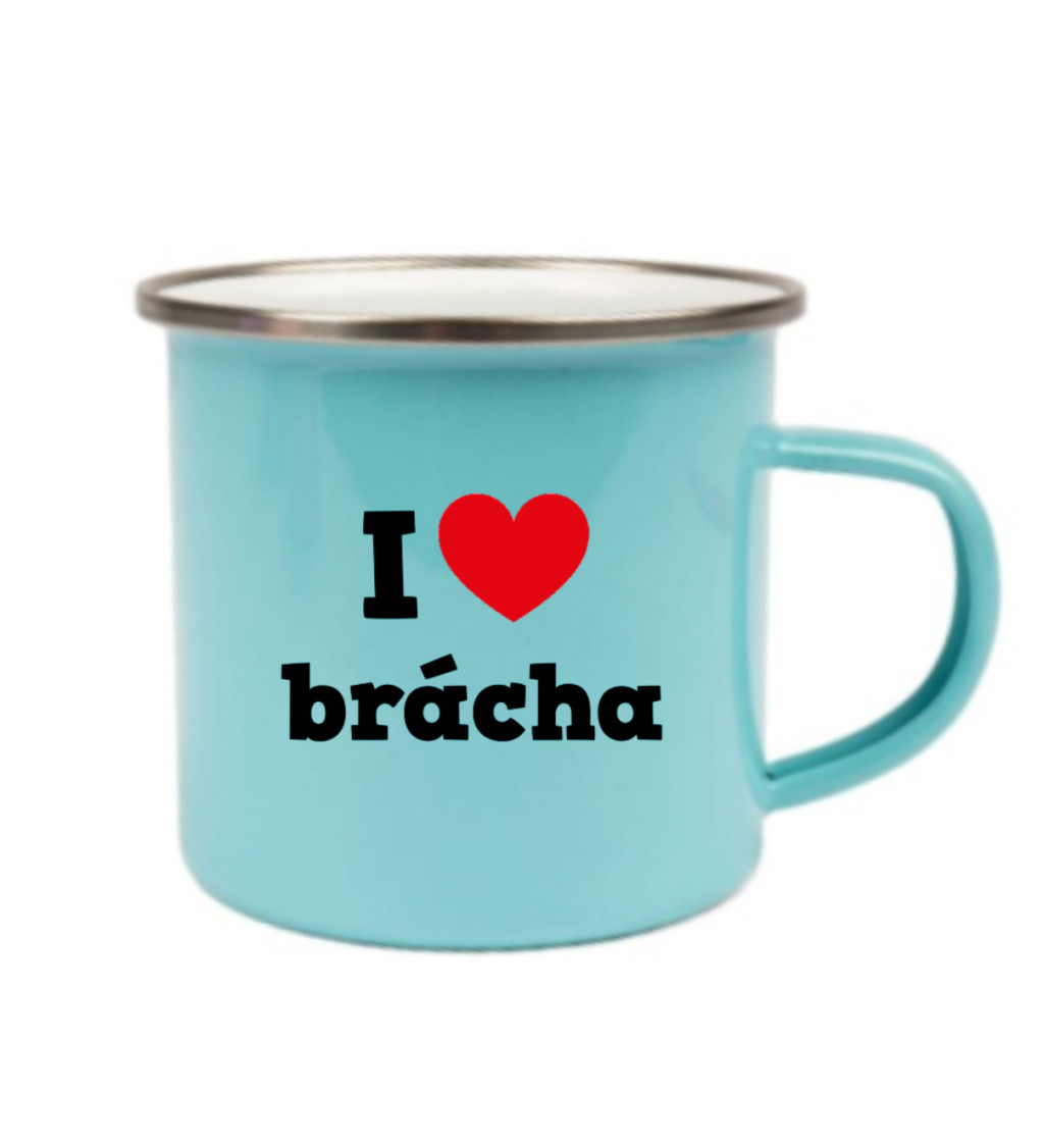 Plecháček modrý I love brácha