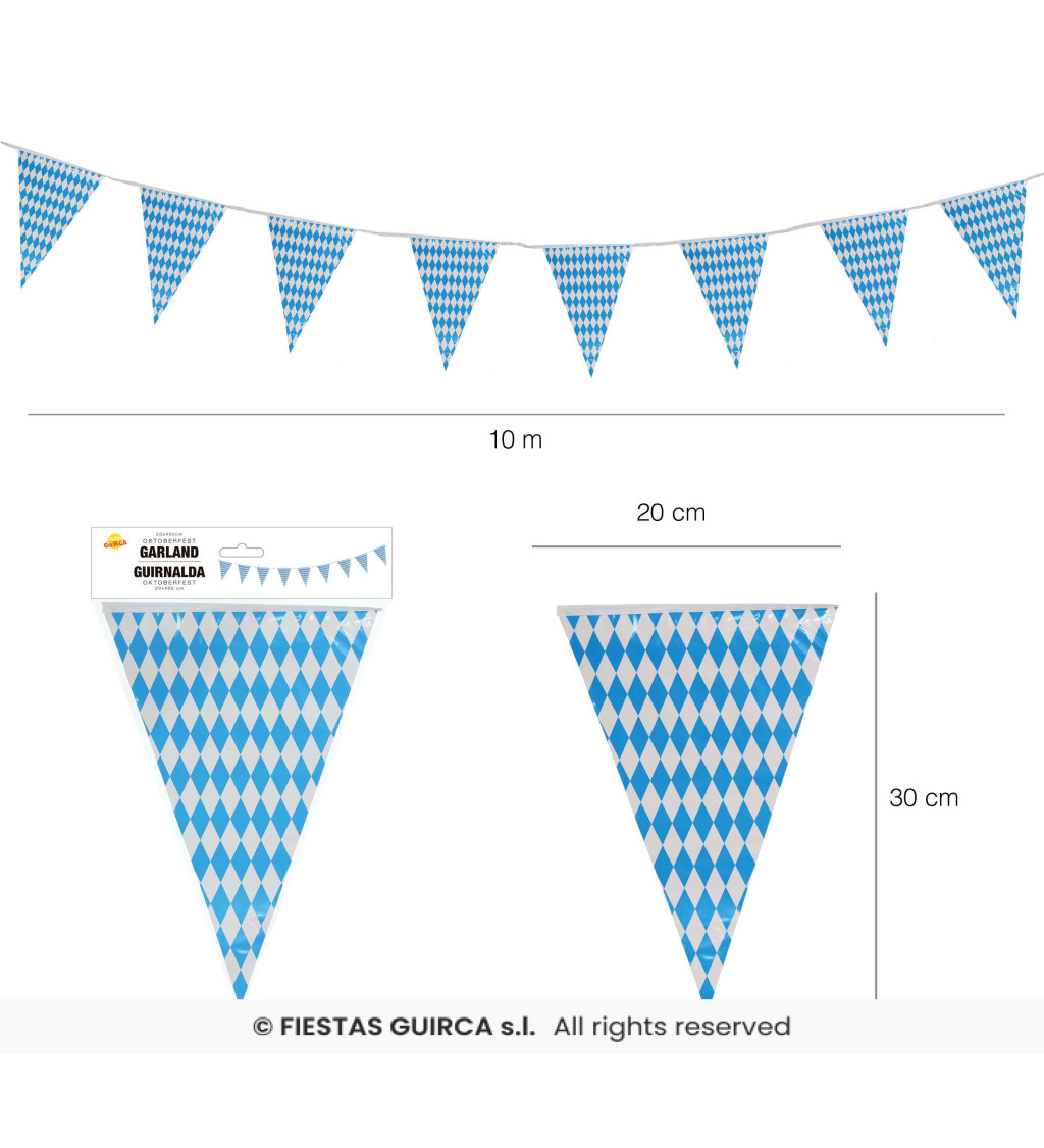 Oktoberfest girlanda 4m