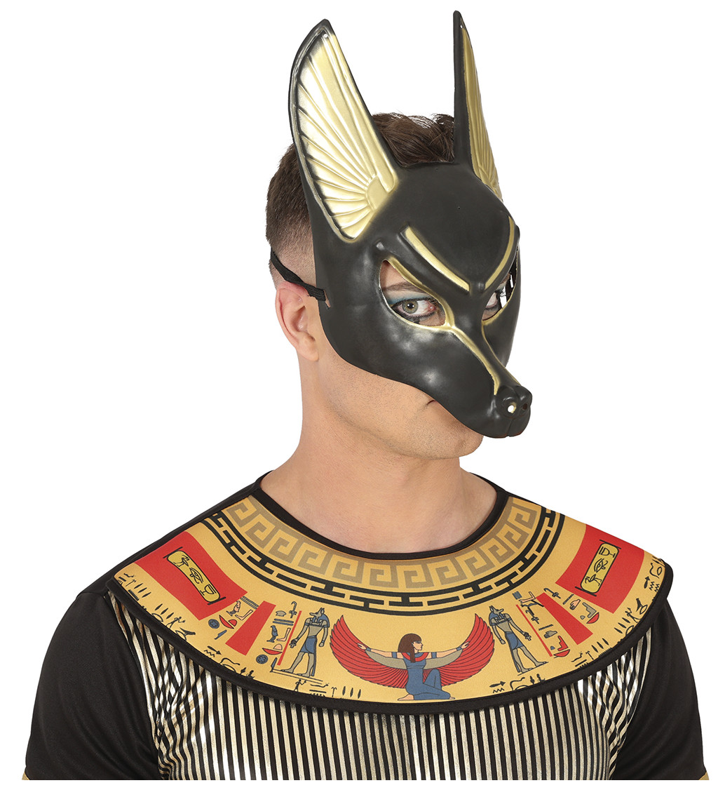 Egyptská maska Anubise