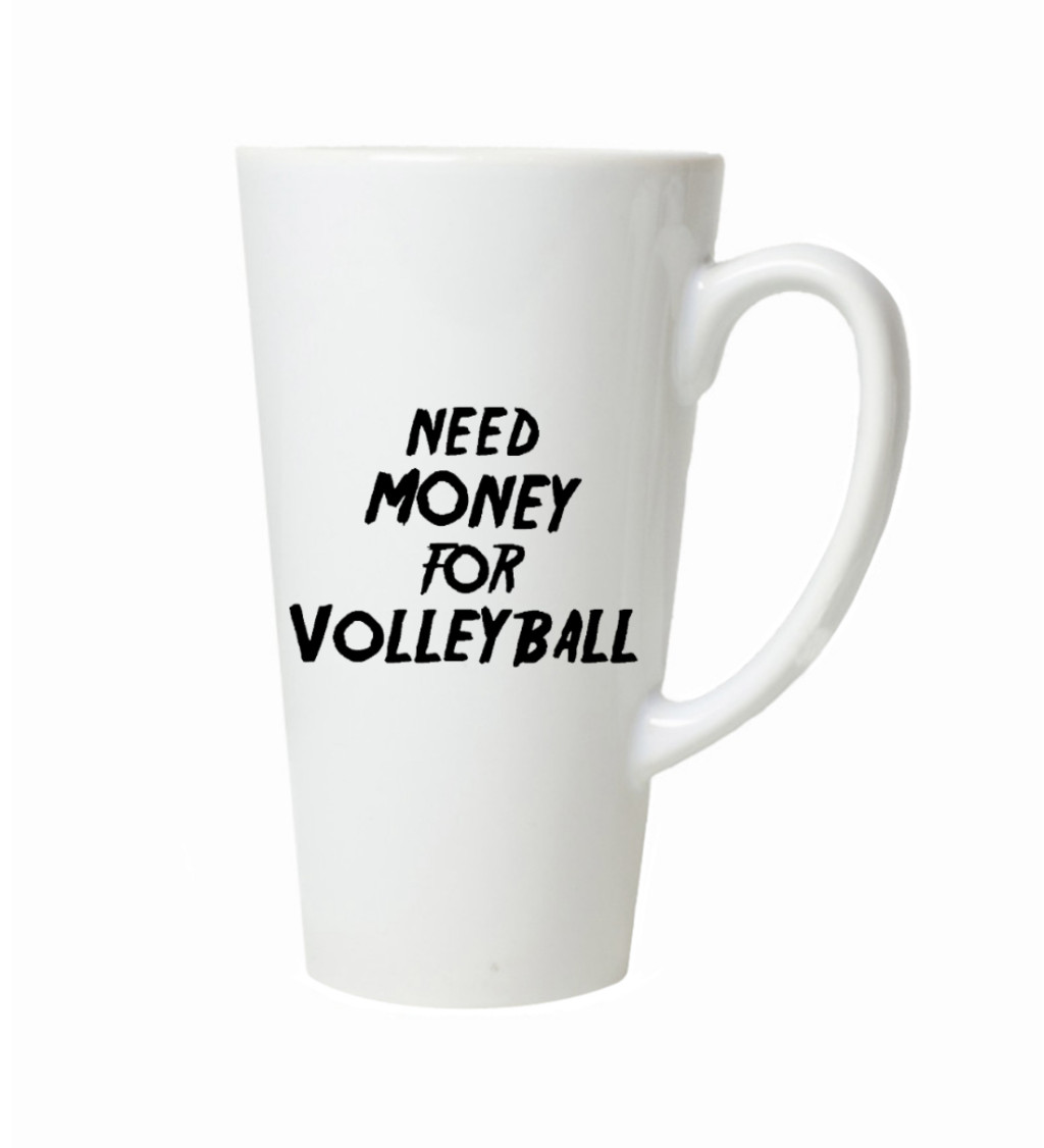 Latte hrnek Need money for volleyball