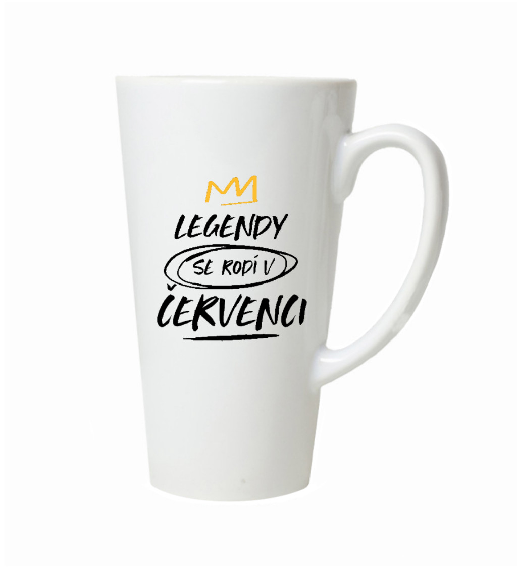 Latte hrnek Legendy se rodí v červenci