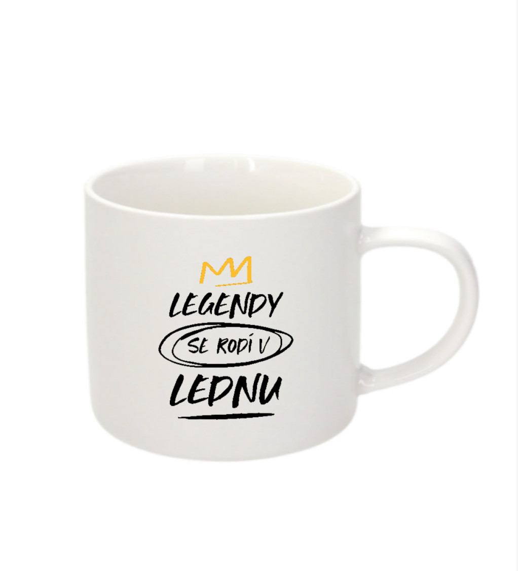 Espresso hrnek Legendy se rodí v lednu