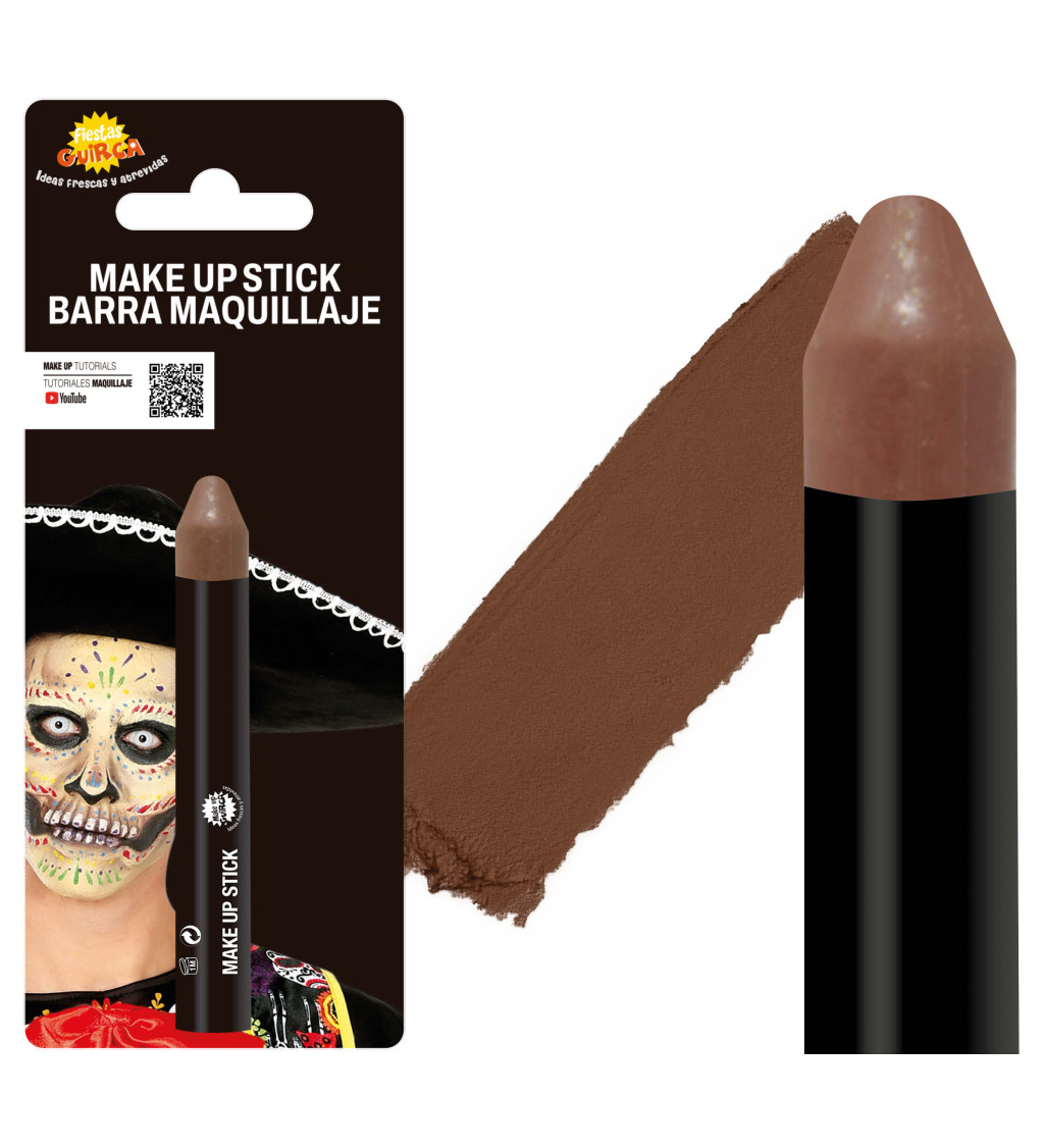 Hnědá barva na obličej