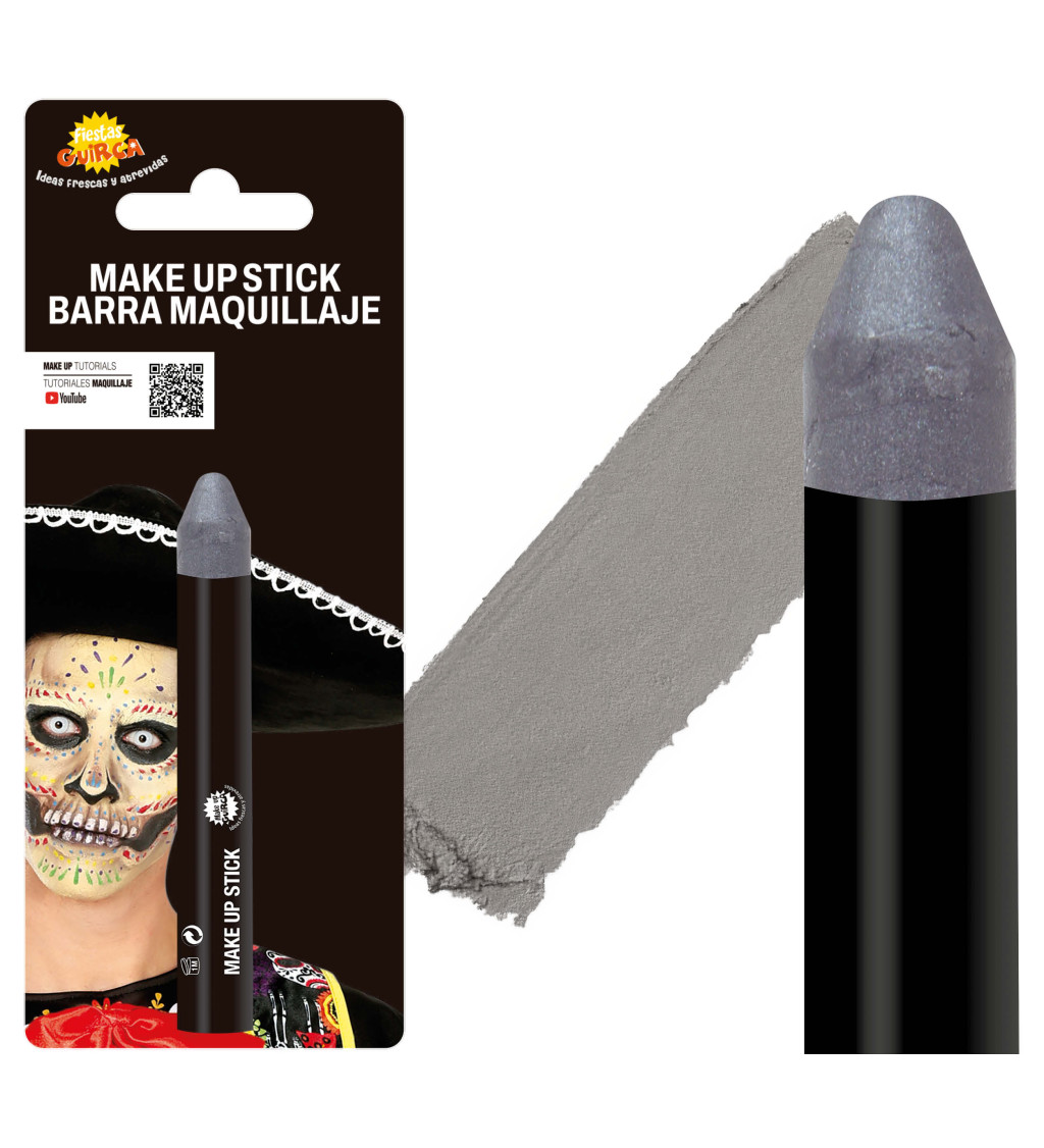 Stříbrná barva na obličej