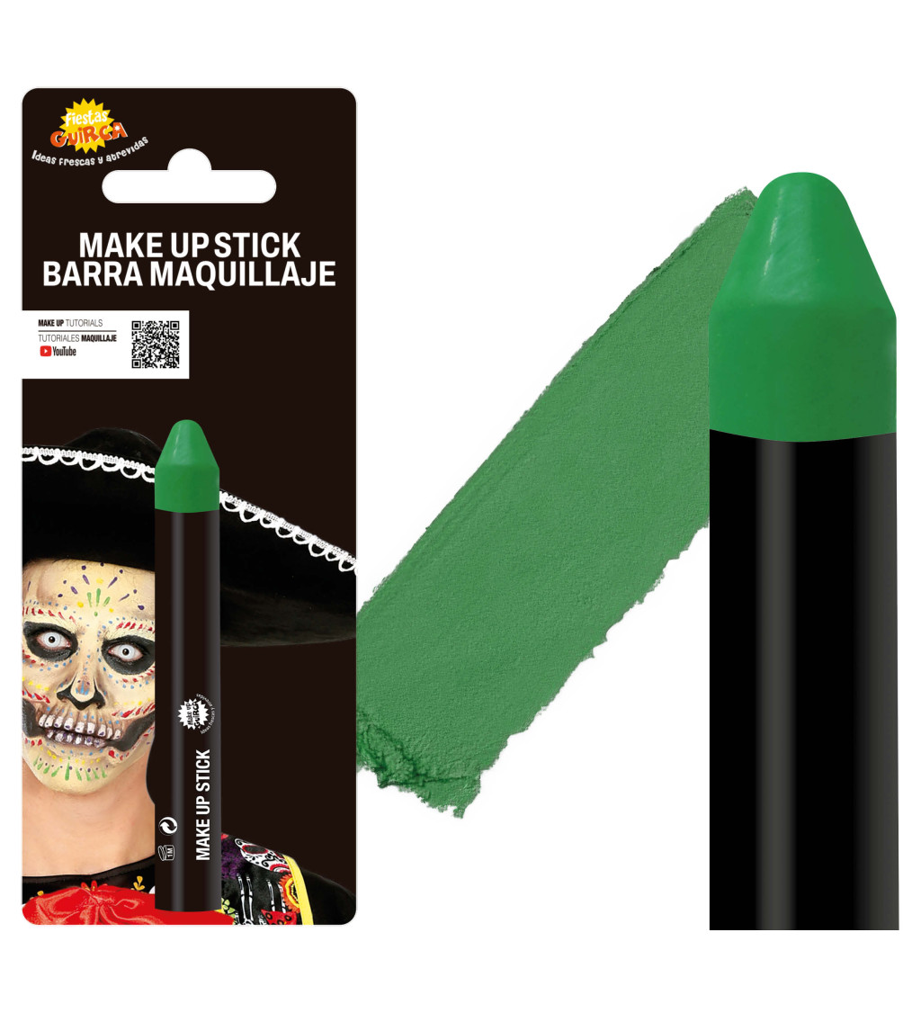 Zelená barva na obličej