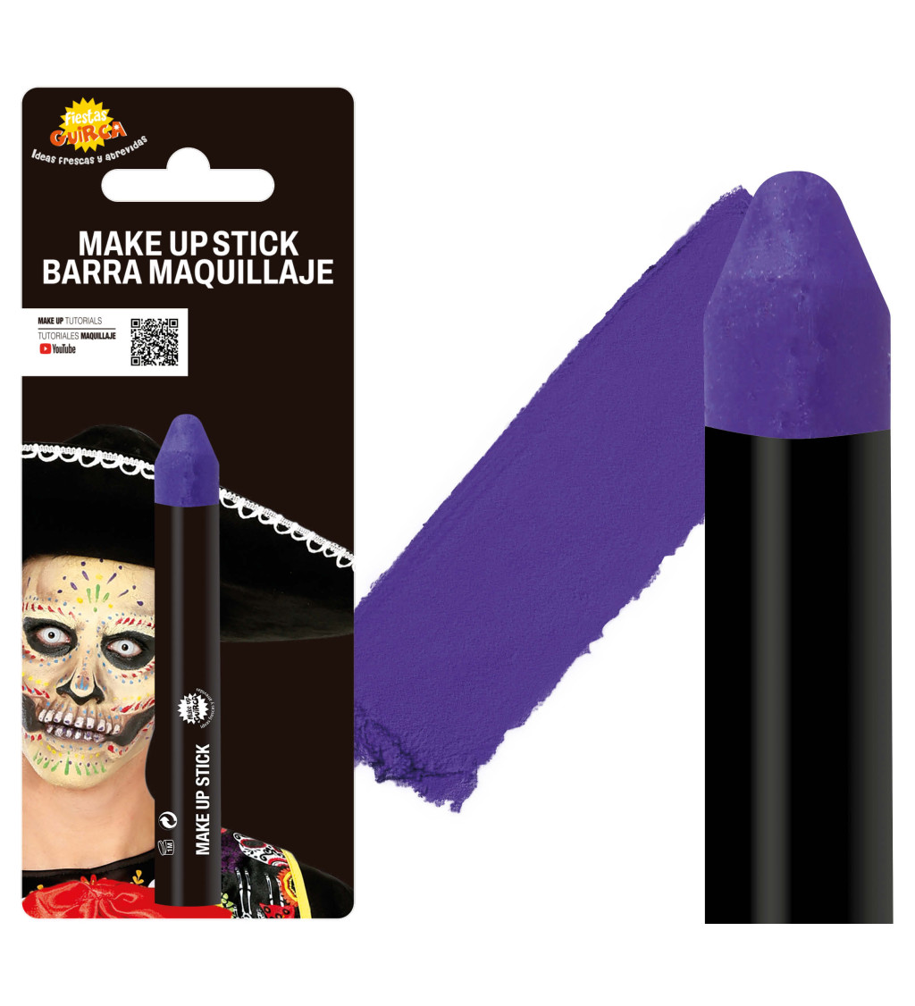 Fialová Barva na obličej