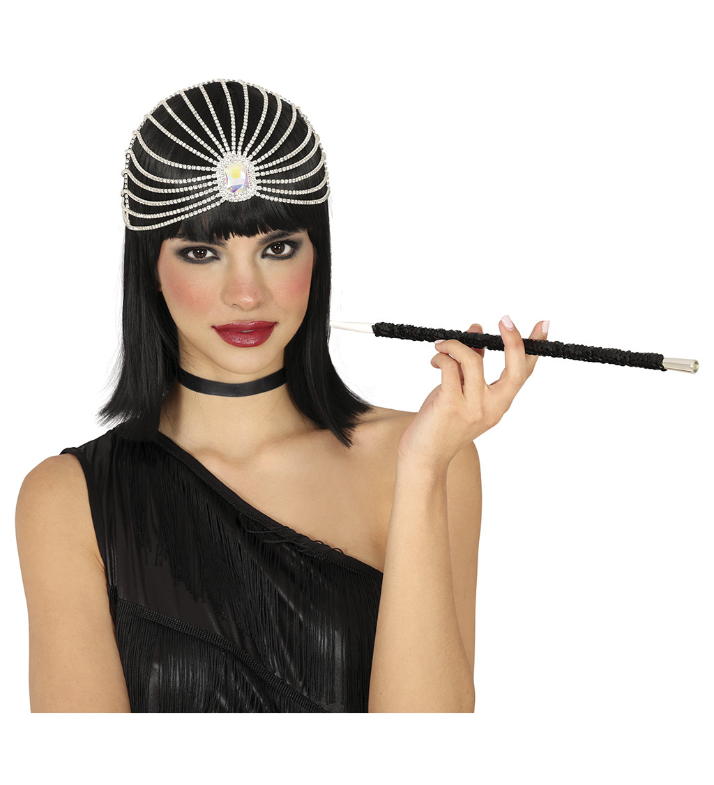 Držák na cigarety- černý flitrovaný