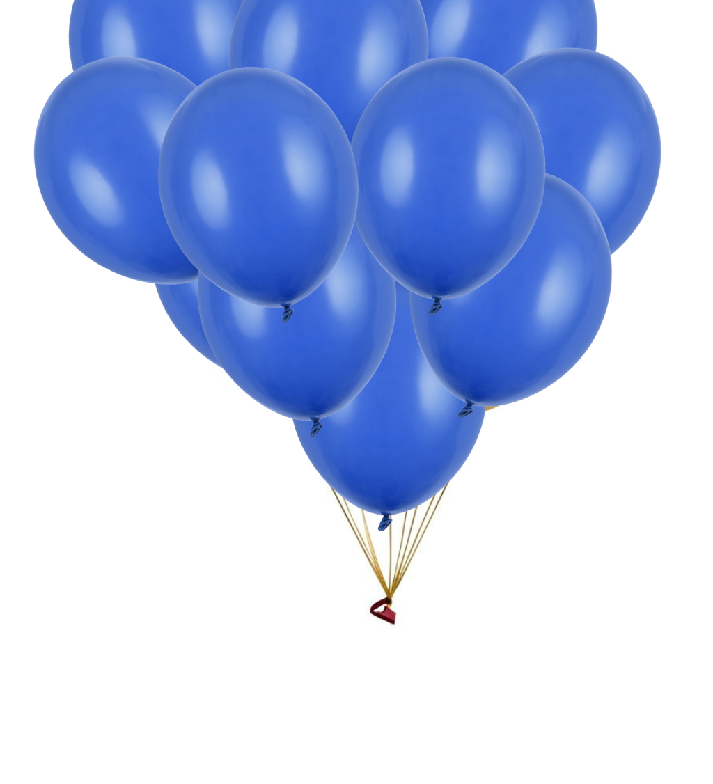 Balónky modré - metalické