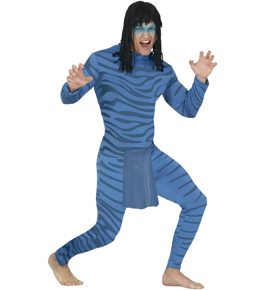 Modrý válečník, Pánský kostým