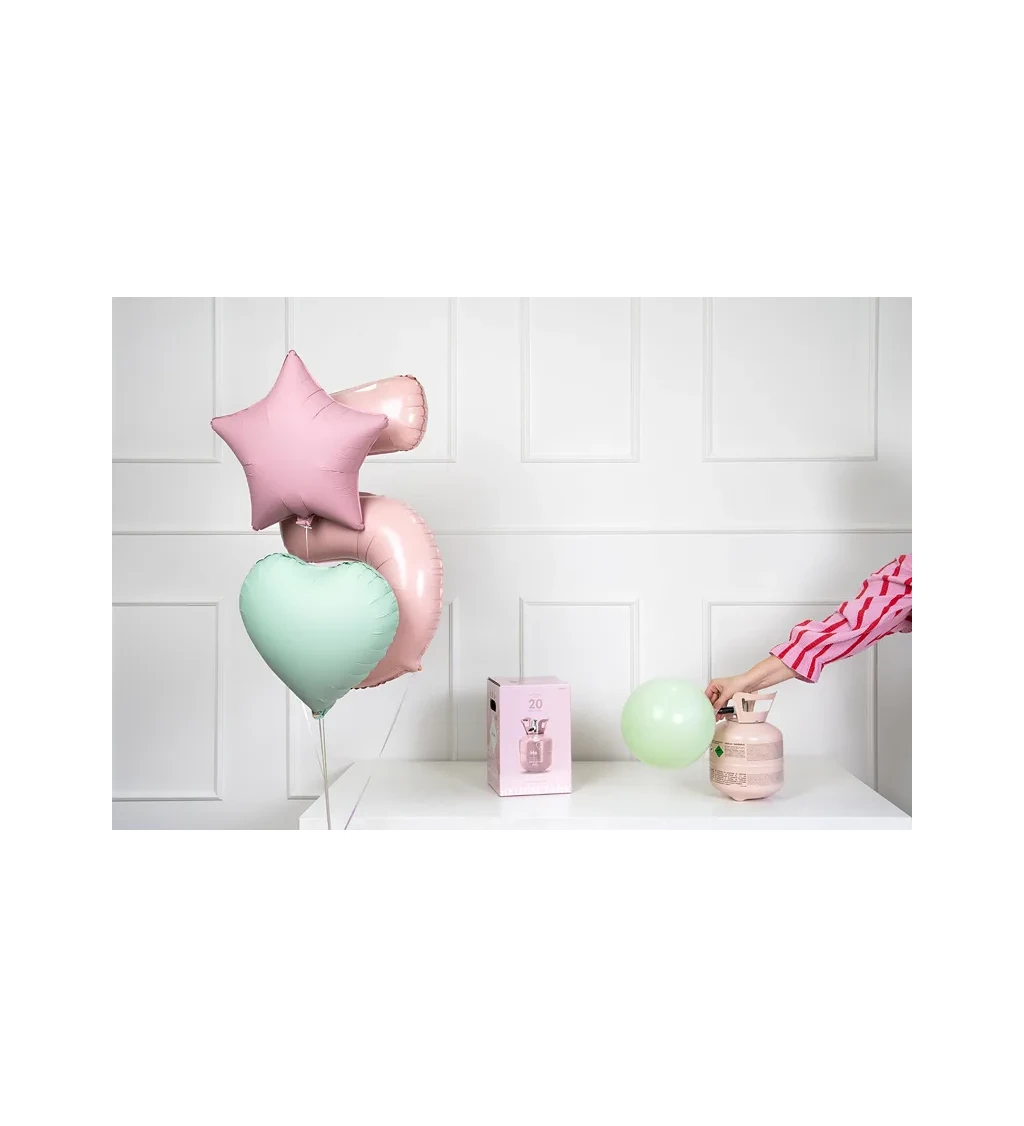 Láhev s heliem na 20 nafukovacích balónků