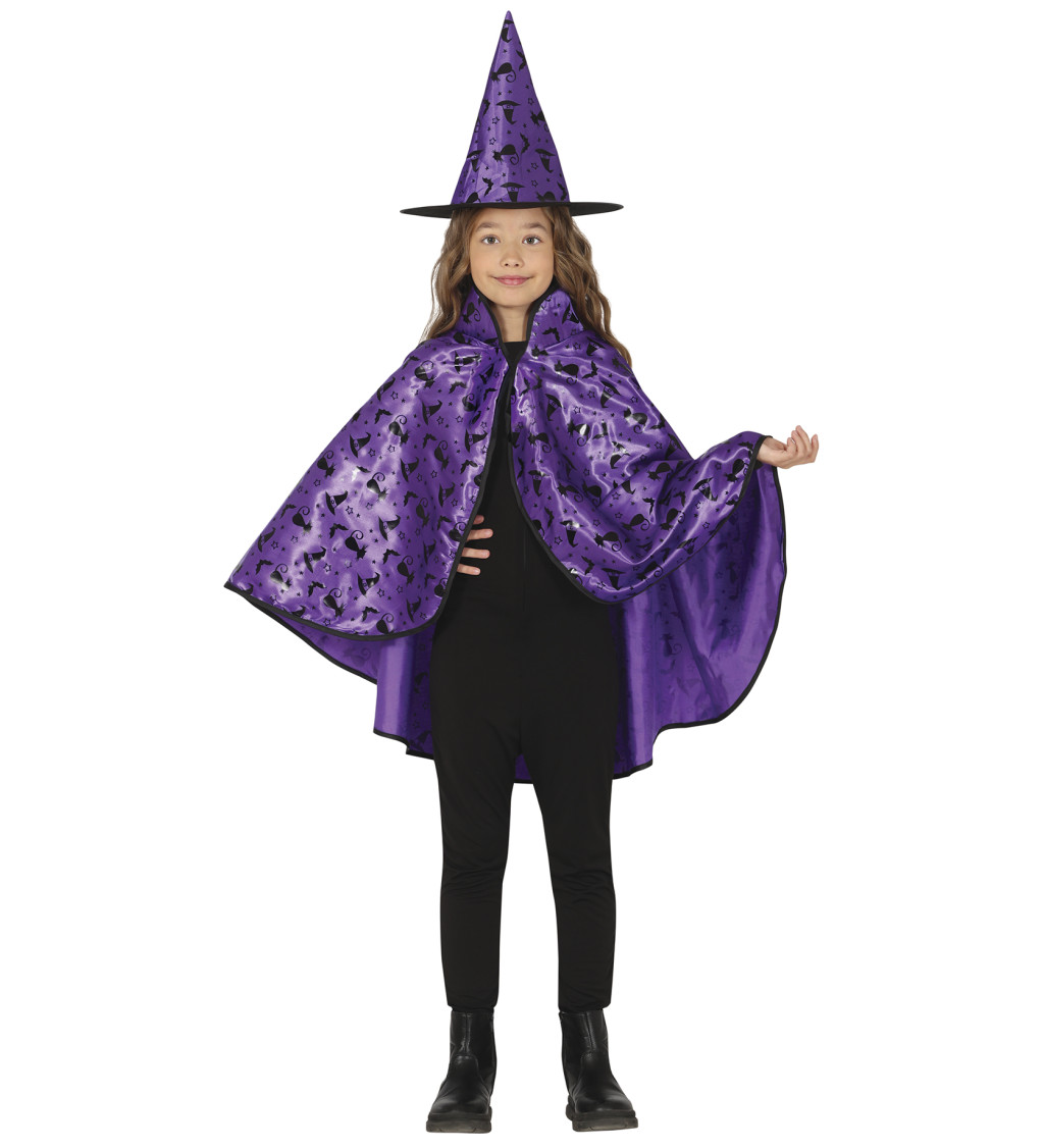 Fialová sada pro malou čarodějku