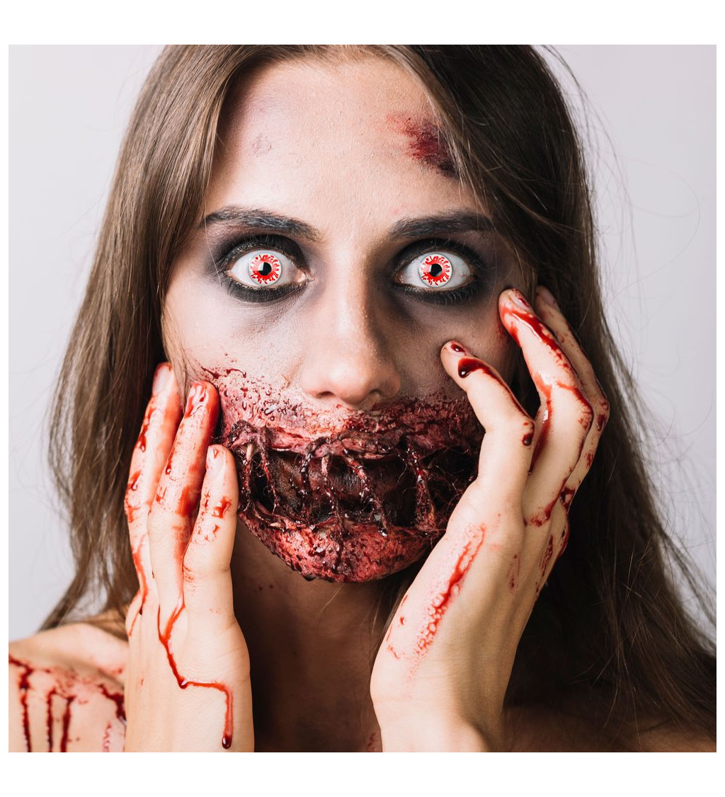 Jednodenní kontaktní čočky - Krvavé