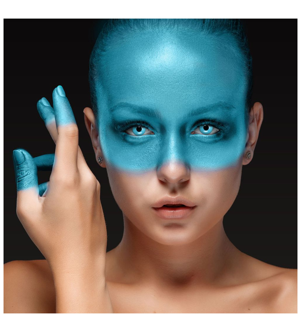 Jednodenní kontaktní čočky - Modré