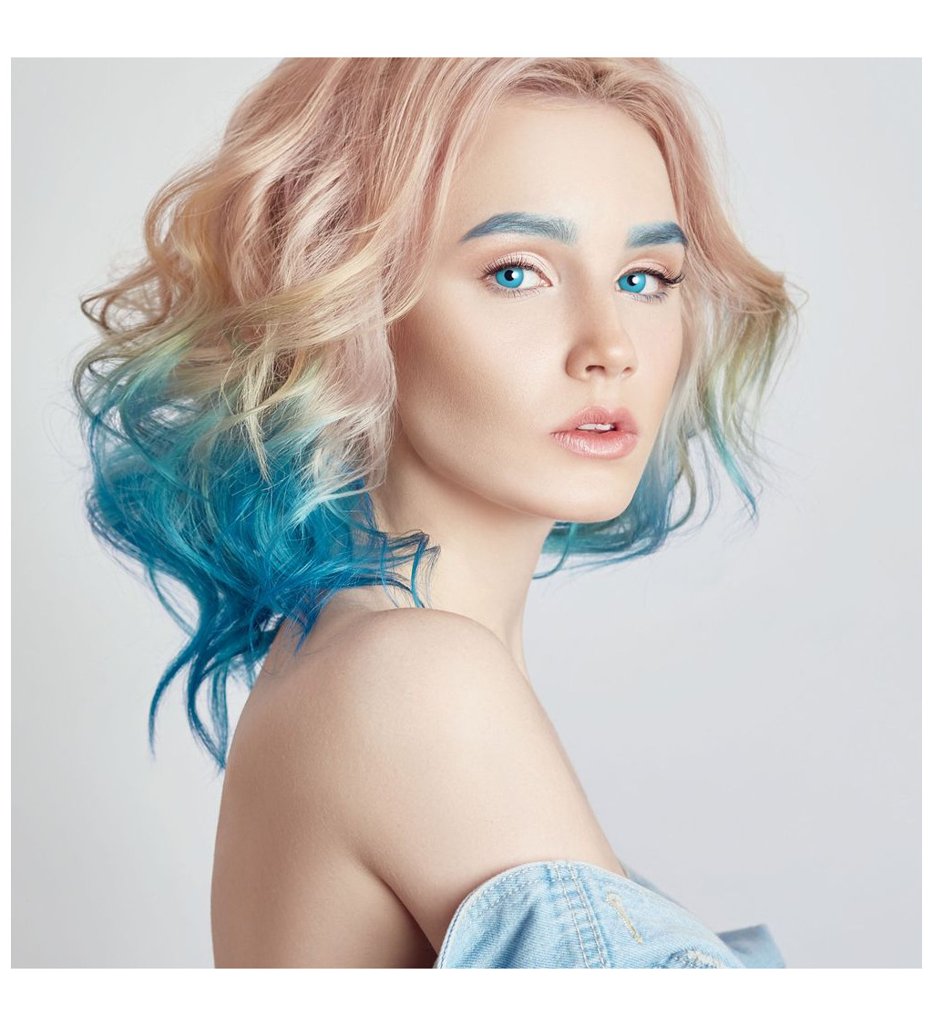 Jednodenní kontaktní čočky - Modré