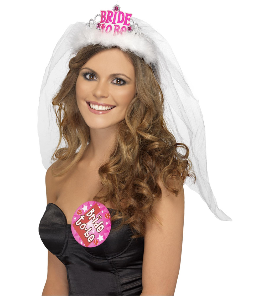 Korunka se závojem - Bílá