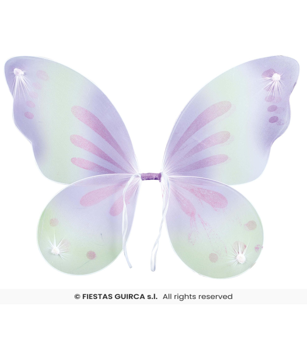 Vílí křídla zeleno - fialové