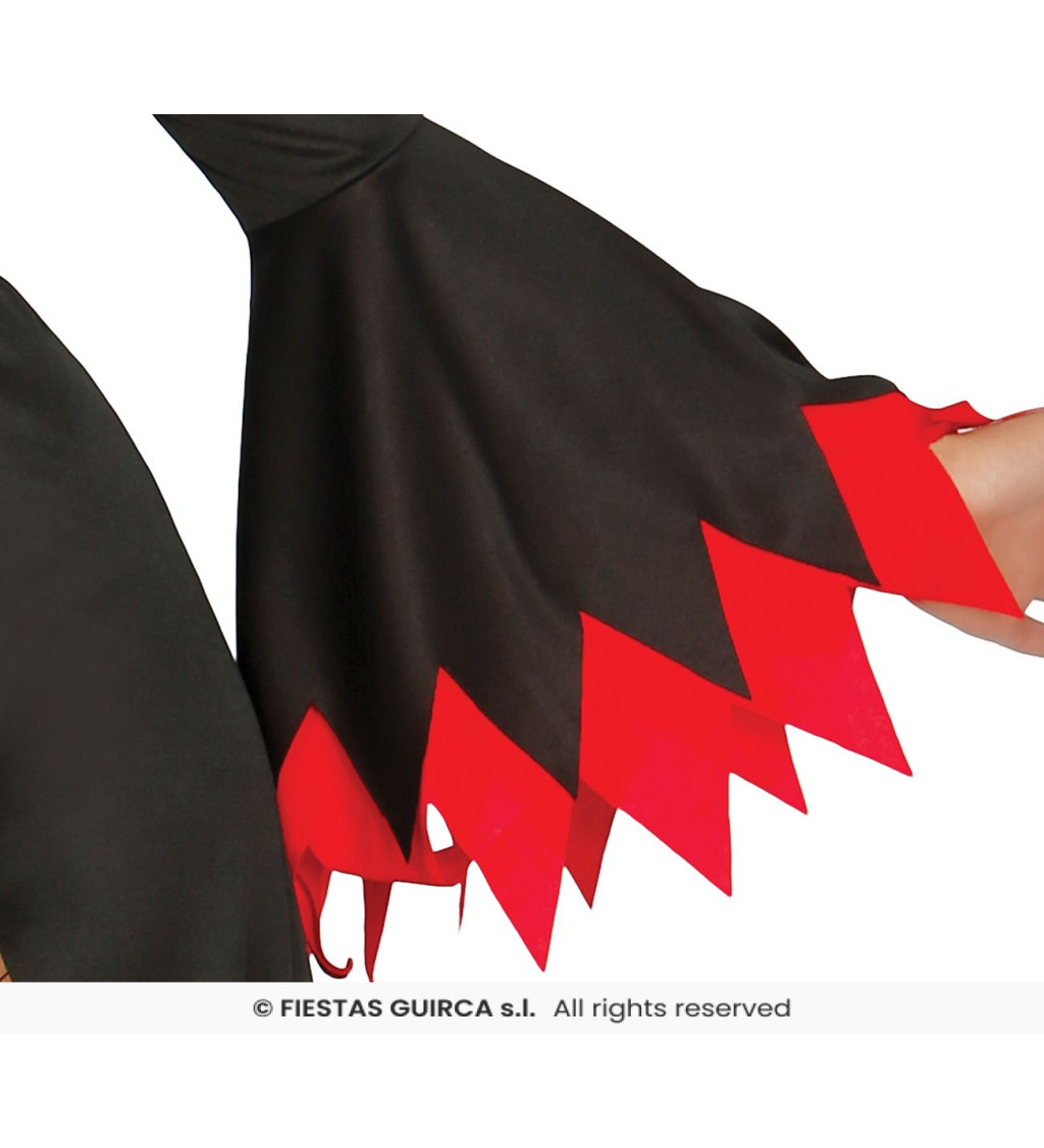 Dámský kostým - Čarodějka, červená