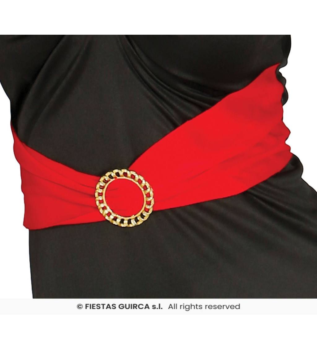 Dámský kostým - Čarodějka, červená