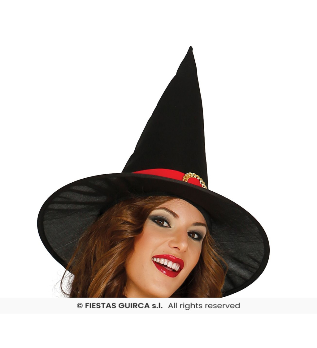 Dámský kostým - Čarodějka, červená