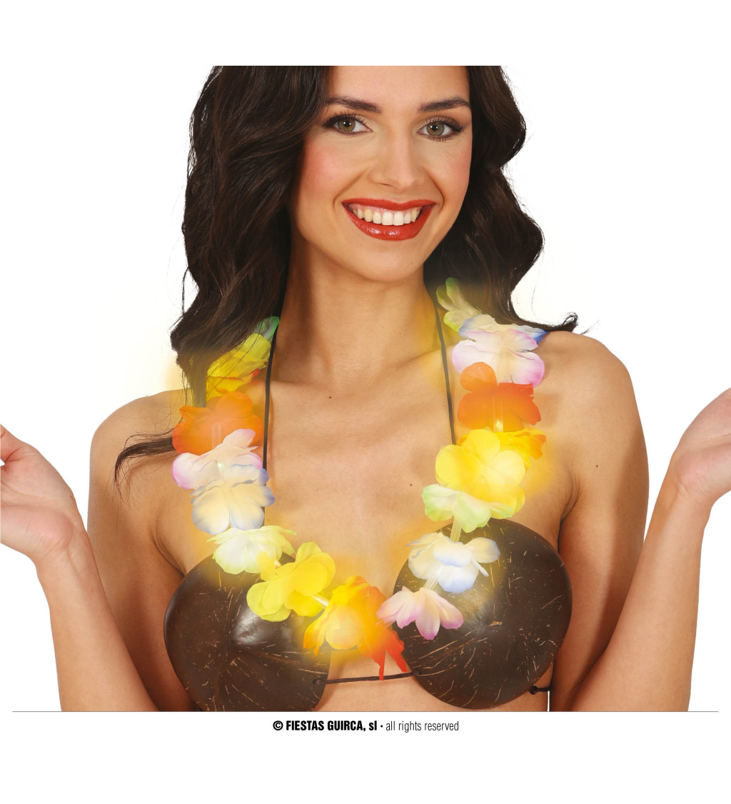 Věnec se světýlky - havajský