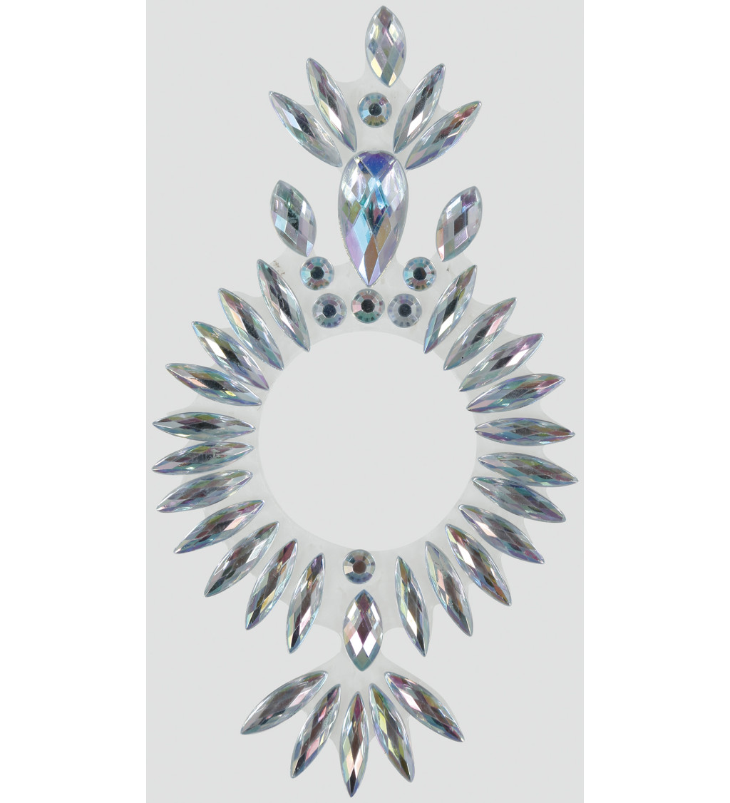 Stříbrné kamínky na pupík