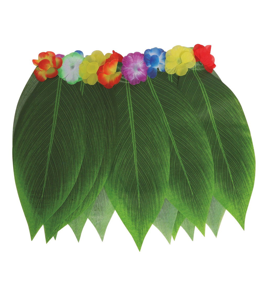 Havajská sukně s listy