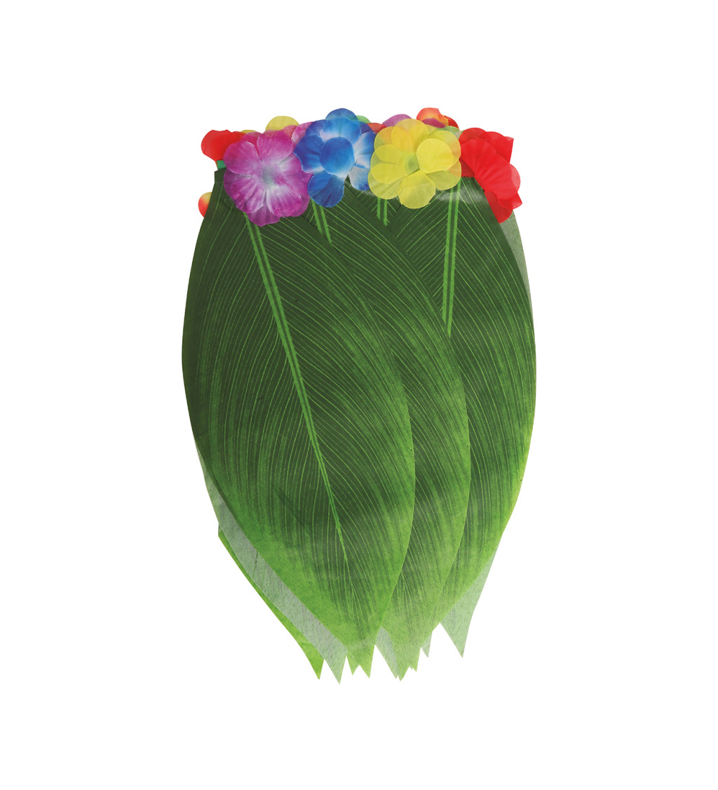 Havajská sukně s listy